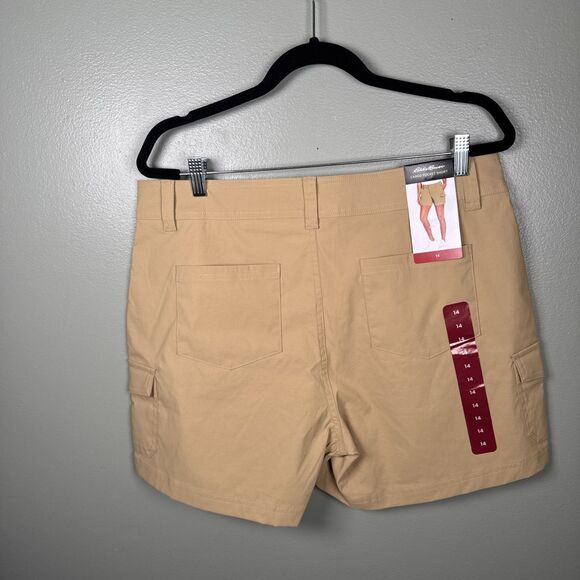 NEW- Eddie Bauer Ladies Cargo Pocket Short Size 14 Khaki - NWT MSRP $59 - Picture 5 of 16